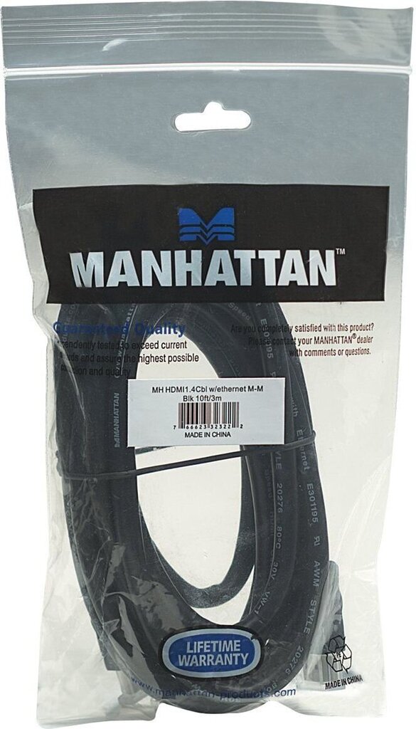 Manhattan 323222 price and information | Juhtmed ja kaablid | hansapost.ee