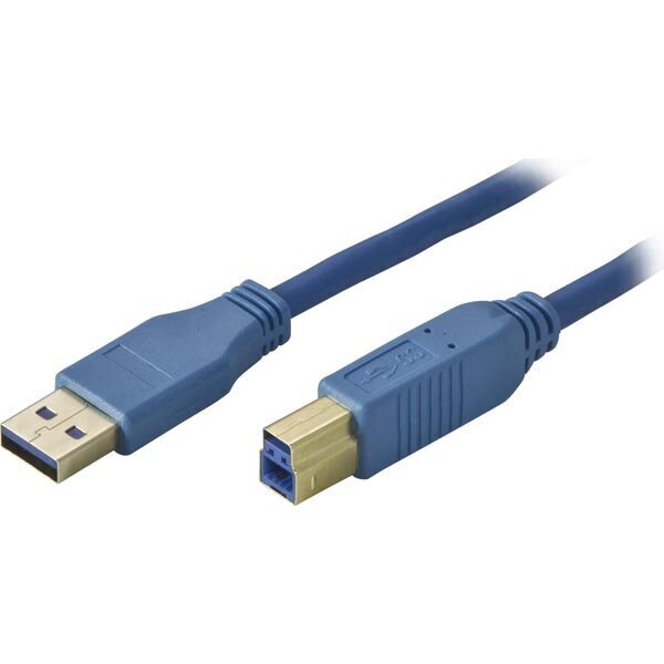 Deltaco USB3-120-K, USB 3.0, 2m цена и информация | Juhtmed ja kaablid | hansapost.ee