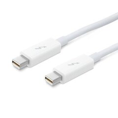 Apple Thunderbolt Cable (0.5 m, white) - MD862ZM/A hind ja info | Juhtmed ja kaablid | hansapost.ee