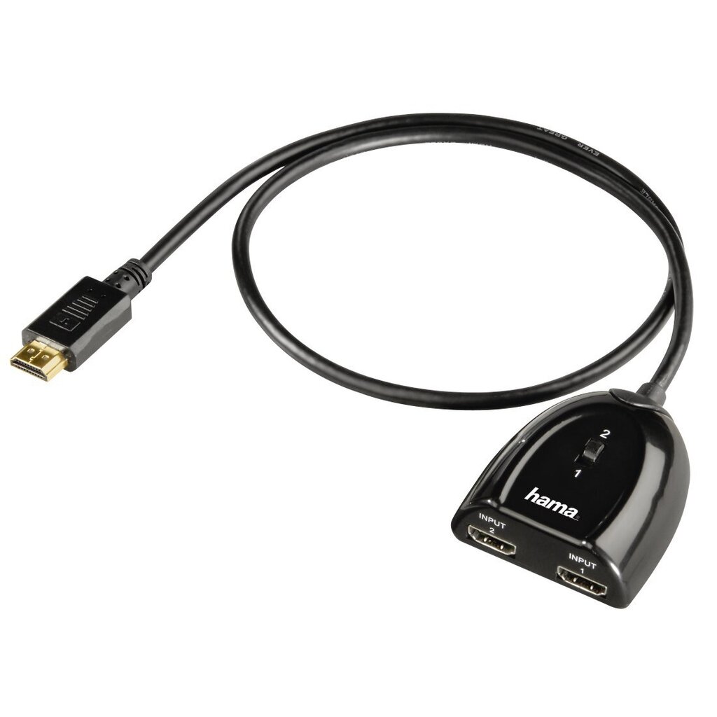 Hama HDMI adapter 2 x 1 цена и информация | USB adapterid ja jagajad | hansapost.ee