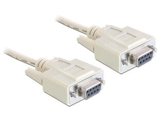 Delock Cable serial Null modem 9 pin female / female 3 м цена и информация | Кабели и провода | hansapost.ee