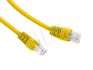 Gembird PP12-0.25M/Y Yellow patch cord cat. 5E molded strain цена и информация | Кабели и провода | hansapost.ee