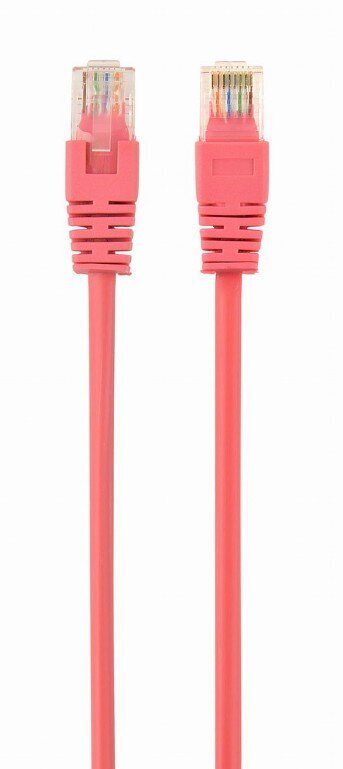 Gembird PP12-0.5M/RO Pink patch cord cat. 5E molded strain hind ja info | Juhtmed ja kaablid | hansapost.ee