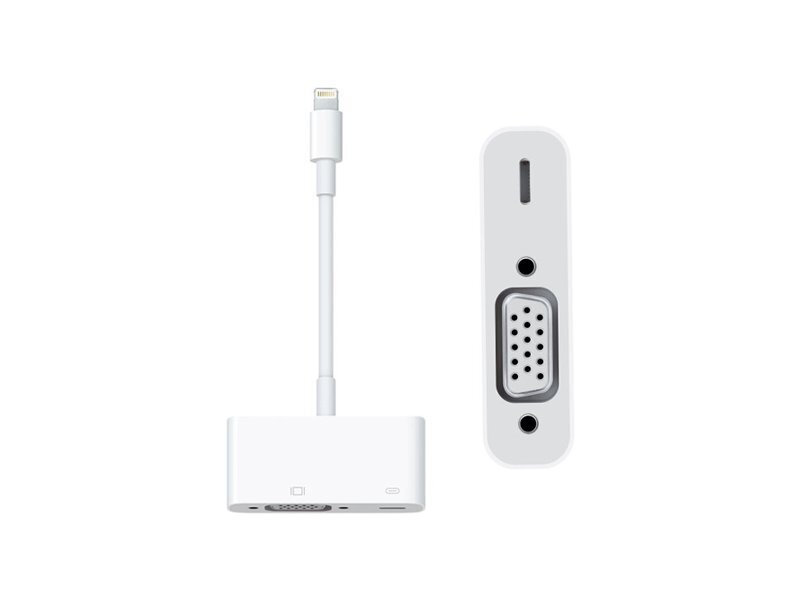 Apple Lightning to VGA Adapter - MD825ZM/A цена и информация | USB adapterid ja jagajad | hansapost.ee