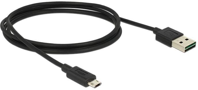 Kaabel Delock Micro USB AM-BM DUAL EASY-USB, 1m цена и информация | Juhtmed ja kaablid | hansapost.ee