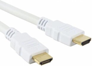 Kaabel Techly HDMI-HDMI V1.4 M/M Ethernet 3D4K, valge, 1 m hind ja info | Juhtmed ja kaablid | hansapost.ee