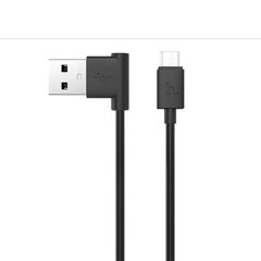 Hoco UPL11 L типа Micro USB на USB 1m Кабель с 90 гр. коннектором Данных и Быстрого Заряда (MD818) Черный цена и информация | Кабели и провода | hansapost.ee