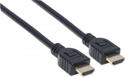 Toetab HDMI Etherneti kanalit Manhattan HDMI/HDMI V2.0 M/M 3D4K CL3 5M цена и информация | Juhtmed ja kaablid | hansapost.ee