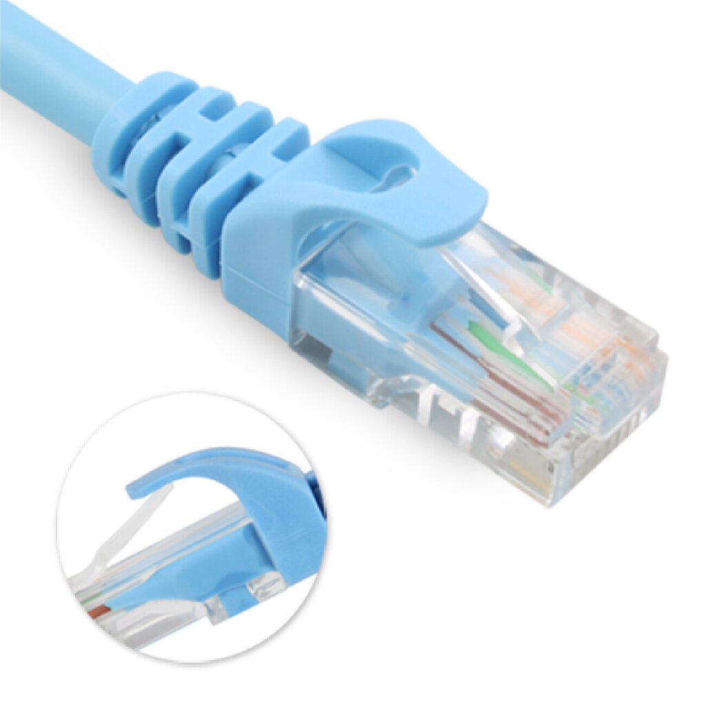 Unitek Cable Patchcord UTP CAT.6 BLUE 5M; Y-C812ABL цена и информация | Juhtmed ja kaablid | hansapost.ee