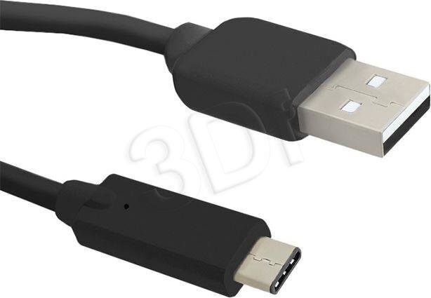 Qoltec Cable USB 3.1 typC Male / USB 2.0 A Male | 1,2m цена и информация | Juhtmed ja kaablid | hansapost.ee