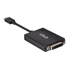 Club 3D, USB-C/DVI-D, 18 cm hind ja info | Juhtmed ja kaablid | hansapost.ee