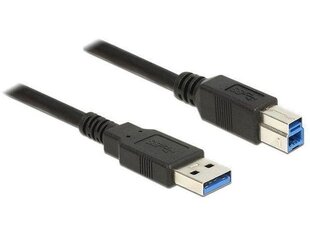 Delock Cable USB 3.0 Type-A male > USB 3.0 Type-B male 2m black price and information | Wires and cables | hansapost.ee