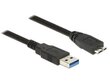 Delock Cable USB 3.0 Type-A male > USB 3.0 Type Micro-B male 1m black hind ja info | Juhtmed ja kaablid | hansapost.ee