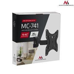 Maclean MC-741 Braket for TV or monitor 13-42 '' 25kg black hind ja info | Maclean Kodumasinad | hansapost.ee