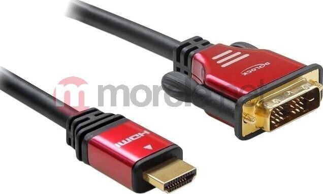 Delock 84342, HDMI/DVI-D, 2 m цена и информация | Juhtmed ja kaablid | hansapost.ee