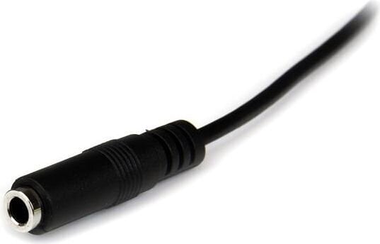 Audio Pikendusjuhe (3.5 mm) Startech MU2MMFS   (2 m) Must hind ja info | Juhtmed ja kaablid | hansapost.ee