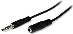 Audio Pikendusjuhe (3.5 mm) Startech MU2MMFS   (2 m) Must hind ja info | StarTech Kodumasinad | hansapost.ee