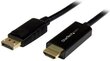 DisplayPort-HDMI Kaabel Startech DP2HDMM2MB   (2 m) Must цена и информация | Juhtmed ja kaablid | hansapost.ee