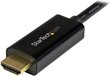 DisplayPort-HDMI Kaabel Startech MDP2HDMM1MB 4K Ultra HD Must 1 m hind ja info | Juhtmed ja kaablid | hansapost.ee