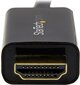 DisplayPort-HDMI Kaabel Startech MDP2HDMM1MB 4K Ultra HD Must 1 m цена и информация | Juhtmed ja kaablid | hansapost.ee