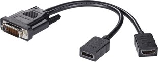 Delock 65280, DMS-59/HDMI, 20 см цена и информация | Кабели и провода | hansapost.ee