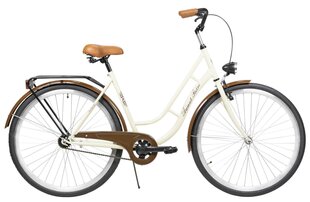 Городской велосипед AZIMUT Retro 28" 2021, кремовый цена и информация | Велосипеды | hansapost.ee