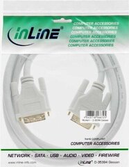 Intos videokaabel InLine 5.0 m DVI-D Dual Link hind ja info | Juhtmed ja kaablid | hansapost.ee