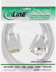 Intos videokaabel InLine 2.0 m DVI-D Dual Link hind ja info | Juhtmed ja kaablid | hansapost.ee