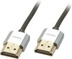 Lindy 41670, HDMI, 0.5 m цена и информация | Juhtmed ja kaablid | hansapost.ee