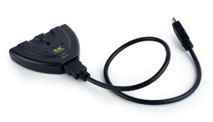 Adapter Gembird DSW-HDMI-35, 3x input, 1x output HDMI, 0.5m hind ja info | Gembird Arvutite lisatarvikud | hansapost.ee