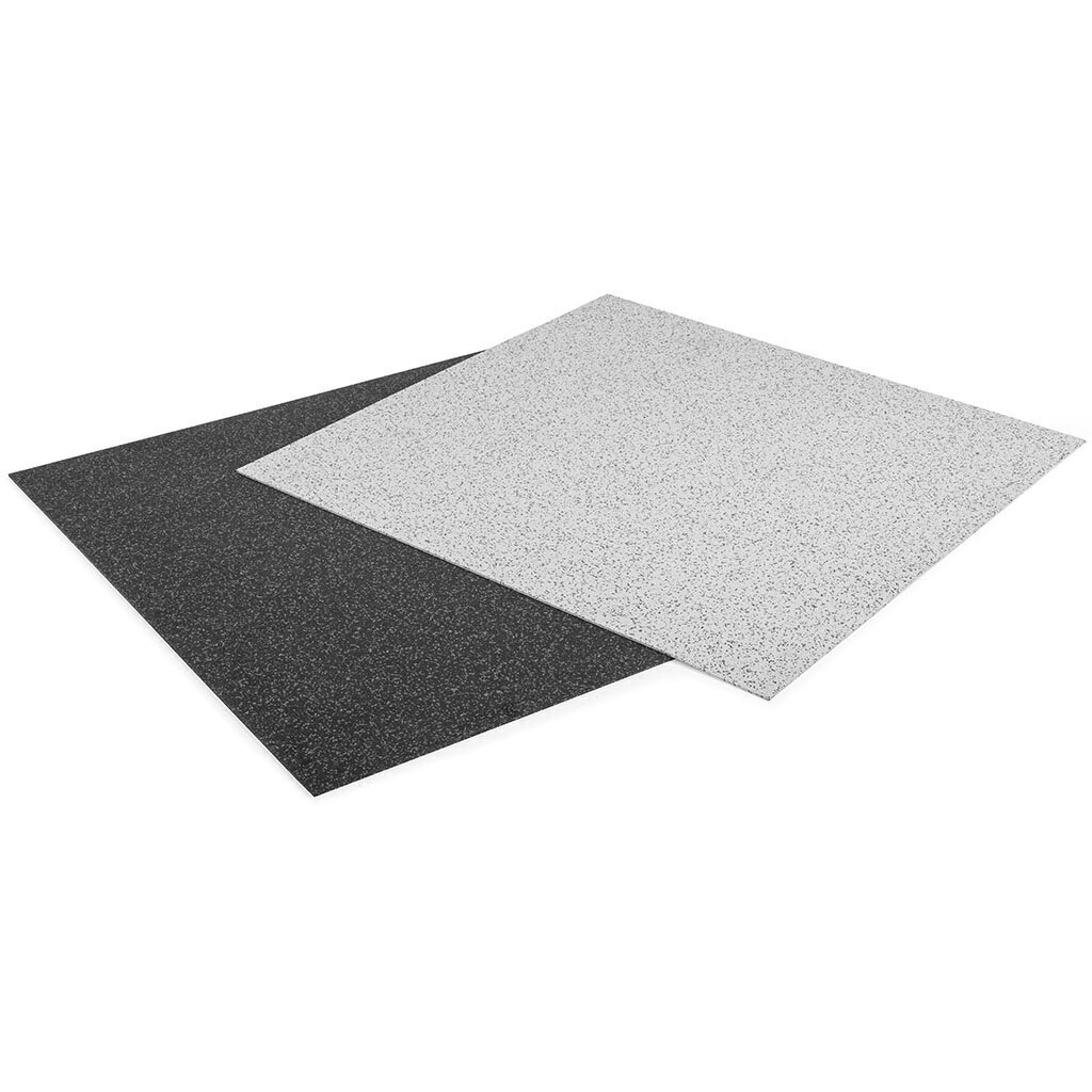 Kaitsev põrandamatt Gymstick Pro 102x102 cm, must/hall hind ja info | Trenažööride tarvikud | hansapost.ee