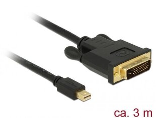 Delock 83990, Mini DP/DVI-D, 3 m hind ja info | Juhtmed ja kaablid | hansapost.ee