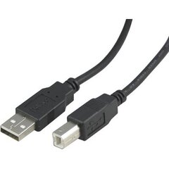USB кабель Deltaco USB-218S, USB 2.0 A male - B male, 2 м цена и информация | Кабели и провода | hansapost.ee