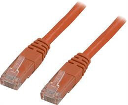 Patch kaabel Deltaco TP-65-OR, RJ45 UTP (CAT 6), 5.0 m hind ja info | Juhtmed ja kaablid | hansapost.ee