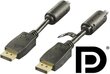 Deltaco DP-1010, DisplayPort, 1m цена и информация | Juhtmed ja kaablid | hansapost.ee