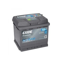 Аккумуляторов Exide Premium EA530 53Ah 540А цена и информация | Аккумуляторы | hansapost.ee