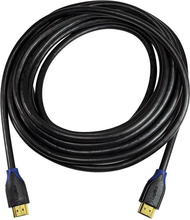 HDMI Kaabel Ethernetiga LogiLink CH0061 Must 1 m hind ja info | Juhtmed ja kaablid | hansapost.ee