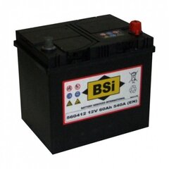 Aku BSI 60Ah 540A hind ja info | BSI Autokaubad | hansapost.ee