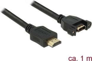 Delock 85102, HDMI, 1 m hind ja info | Juhtmed ja kaablid | hansapost.ee