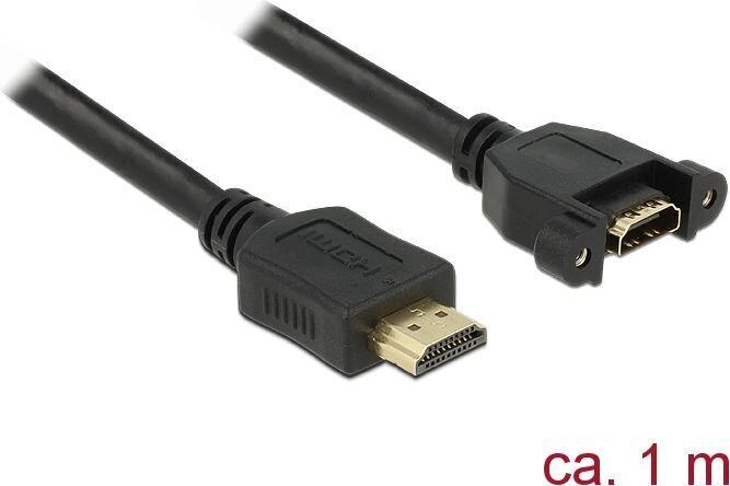 Delock 85102, HDMI, 1 m цена и информация | Juhtmed ja kaablid | hansapost.ee