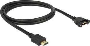 Delock 85102, HDMI, 1 m price and information | Juhtmed ja kaablid | hansapost.ee