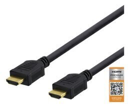 Deltaco HDMI-1005D, HDMI, 0.5m hind ja info | Juhtmed ja kaablid | hansapost.ee