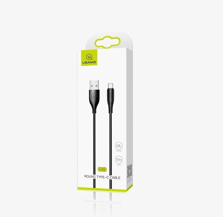 Kaabel Usams SJ267USB01, USB A - USB C, 1 m цена и информация | Juhtmed ja kaablid | hansapost.ee