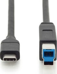 Digitus AK-300149-018-S, USB-C/USB-B, 1.8 м цена и информация | Кабели и провода | hansapost.ee