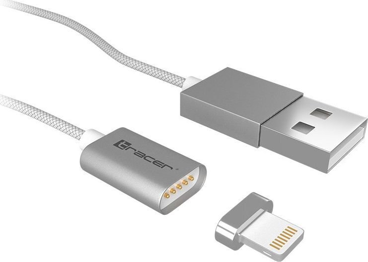 Kaabel magnetiga Tracer TRAKBK46275 USB 2.0 (AM) - Lightning, 1m hind ja info | Juhtmed ja kaablid | hansapost.ee