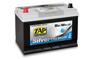 ZAP Silver Premium 95Ah 850A Jap (+-) aku price and information | Autoakud | hansapost.ee