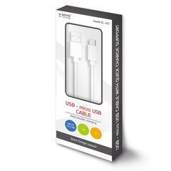 Savio CL-127, Micro USB-B/USB-A, 1 m hind ja info | Juhtmed ja kaablid | hansapost.ee