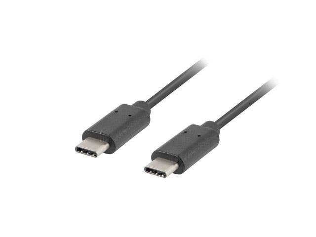 USB-C-kaabel Lanberg CA-CMCM-31CU-0018-BK (1,8 m) цена и информация | Juhtmed ja kaablid | hansapost.ee