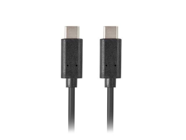 USB-C-kaabel Lanberg CA-CMCM-31CU-0018-BK (1,8 m) цена и информация | Juhtmed ja kaablid | hansapost.ee