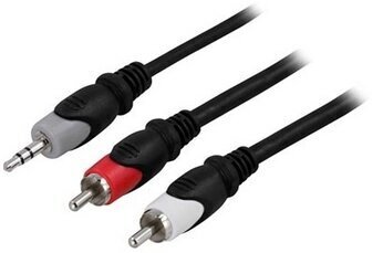 Deltaco MM-145, Aux 3.5 mm/RCA, 20 m hind ja info | Juhtmed ja kaablid | hansapost.ee